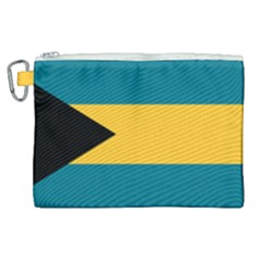 Flag Of The Bahamas Canvas Cosmetic Bag (xl) by abbeyz71