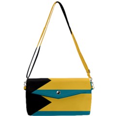 Flag Of The Bahamas Removable Strap Clutch Bag by abbeyz71