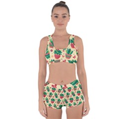 Cactus Love  Racerback Boyleg Bikini Set by designsbymallika
