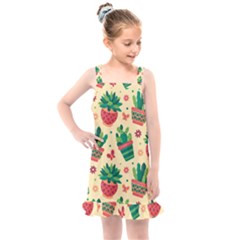 Cactus Love  Kids  Overall Dress by designsbymallika