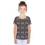 Moth pattern Kids  One Piece Tee