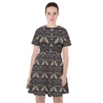 Moth pattern Sailor Dress