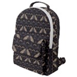 Moth pattern Flap Pocket Backpack (Small)