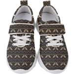 Moth pattern Kids  Velcro Strap Shoes