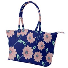 Floral Canvas Shoulder Bag by Sobalvarro