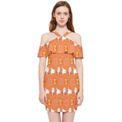 Halloween Shoulder Frill Bodycon Summer Dress by Sparkle