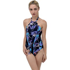 Eyesore  Go With The Flow One Piece Swimsuit by MRNStudios