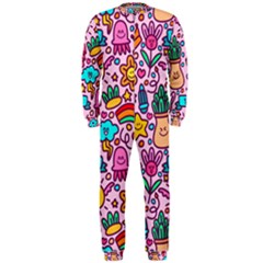 Colourful Funny Pattern Onepiece Jumpsuit (men)  by designsbymallika