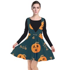 Halloween Plunge Pinafore Dress by Sobalvarro