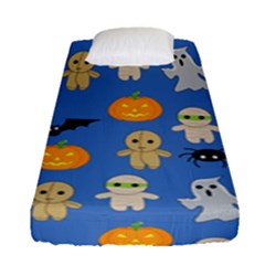 Halloween Fitted Sheet (single Size) by Sobalvarro