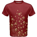 Geometric Lucky Coins Red Cotton Tee