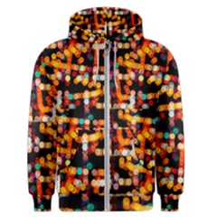 Multicolored Bubbles Print Pattern Men s Zipper Hoodie by dflcprintsclothing