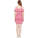 Roses Shoulder Frill Bodycon Summer Dress View2