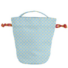 Daisies Drawstring Bucket Bag by CuteKingdom
