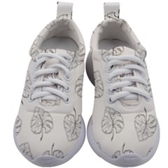Doodle Leaves Kids Athletic Shoes by goljakoff