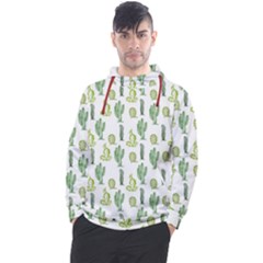 Cactus Pattern Men s Pullover Hoodie by goljakoff