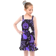 Halloween Party Seamless Repeat Pattern  Kids  Overall Dress