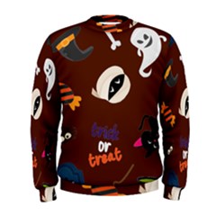 Halloween Seamless Repeat Pattern Men s Sweatshirt by KentuckyClothing