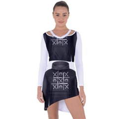 Tic Tac Monster Asymmetric Cut-out Shift Dress by TheFanSign