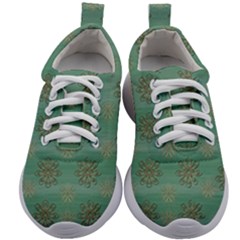 Beautiful Flowers Of Wood In The Starry Night Kids Athletic Shoes by pepitasart