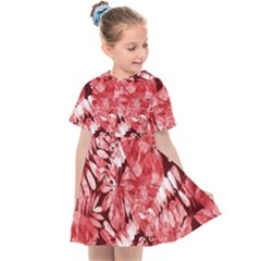 Red Leaves Kids  Sailor Dress by goljakoff
