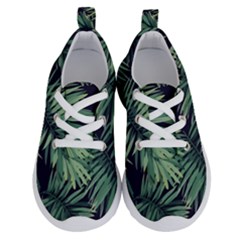 Green Palm Leaves Running Shoes by goljakoff