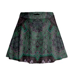 Mandala Corset Mini Flare Skirt by MRNStudios