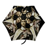 Virgin Mary Sculpture Dark Scene Mini Folding Umbrellas