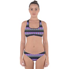 Digital Illusion Cross Back Hipster Bikini Set by Sparkle