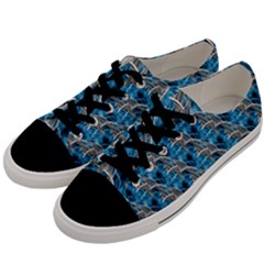 Abstract Illusion Men s Low Top Canvas Sneakers by Sparkle