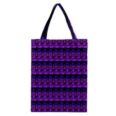 Violet Retro Classic Tote Bag by Sparkle