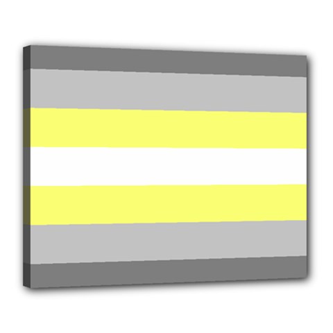 Deminonbinary Pride Flag Lgbtq Canvas 20  X 16  (stretched) by lgbtnation