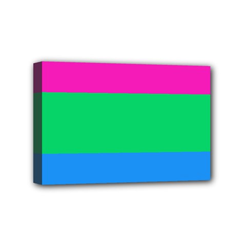 Polysexual Pride Flag Lgbtq Mini Canvas 6  X 4  (stretched) by lgbtnation