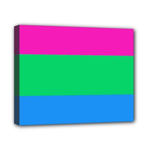 Polysexual Pride Flag Lgbtq Canvas 10  X 8  (stretched) by lgbtnation