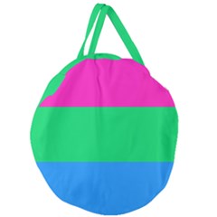 Polysexual Pride Flag Lgbtq Giant Round Zipper Tote by lgbtnation