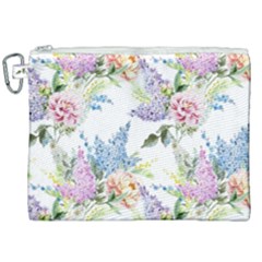 Flowers Canvas Cosmetic Bag (xxl) by goljakoff