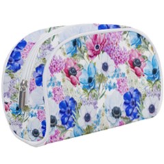 Purple Flowers Makeup Case (large) by goljakoff