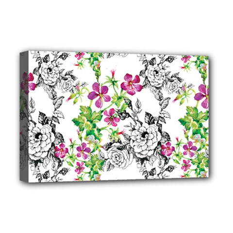 Flowers Deluxe Canvas 18  X 12  (stretched) by goljakoff