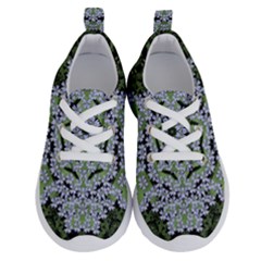 Calm In The Flower Forest Of Tranquility Ornate Mandala Running Shoes by pepitasart