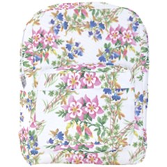 Garden Flowers Pattern Full Print Backpack by goljakoff