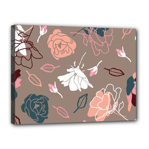 Rose -01 Canvas 16  X 12  (stretched) by LakenParkDesigns