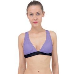 Bougain Villea Purple & Black - Classic Banded Bikini Top by FashionLane