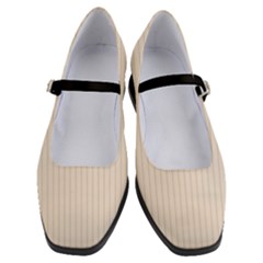 Antique White & Black - Women s Mary Jane Shoes by FashionLane