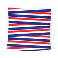 Patriotic Ribbons Square Tapestry (small) by Mariart