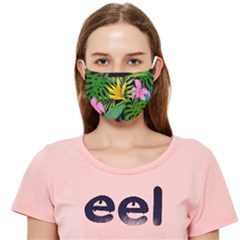 Tropical Greens Leaves Cloth Face Mask (adult)