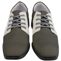 Beluga Grey & White - Women Heeled Oxford Shoes by FashionLane