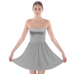 Chalice Silver Grey & Black - Strapless Bra Top Dress by FashionLane
