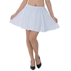 Brilliant White & Black - Velvet Skater Skirt by FashionLane