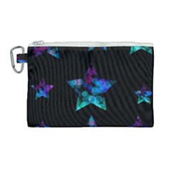 Mermaid Stars Canvas Cosmetic Bag (large) by Dazzleway