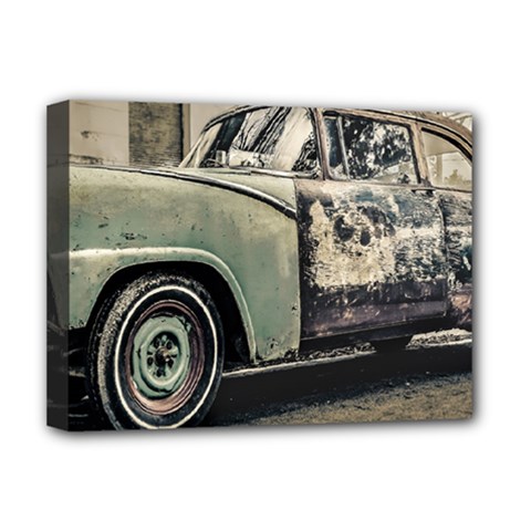 Abandoned Old Car Photo Deluxe Canvas 16  X 12  (stretched)  by dflcprintsclothing
